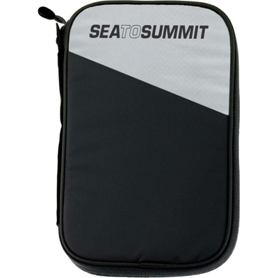 Sea to Summit TRAVEL WALLET RFID MEDIUM Černá Šedá