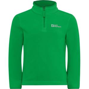 Jack Wolfskin Детски поларен пуловер Jack Wolfskin Kid's Taunus Halfzip Fleece jumper - Mystic Green - размер 152 (EU) (704-4453-0716)