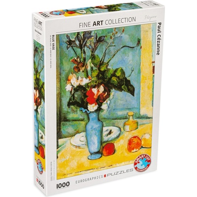 EUROGRAPHICS Пъзел Eurographics от 1000 части - Синя ваза, Пол Сезан (EG60003802)