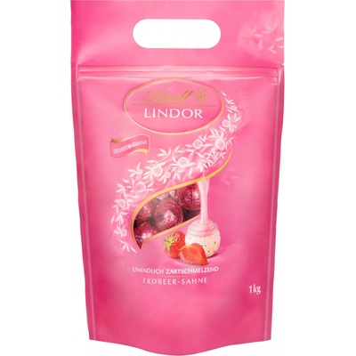 Lindt Lindor Jahody a Smetana 1 kg