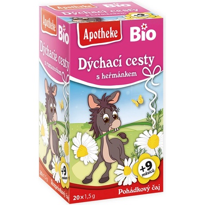 Apotheke Pohankový Bio dýchací cesty s heřmánkem 20 x 1,5 g