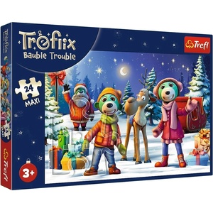 Trefl Пъзел Trefl от 24 макси части - Трефликс правят снежен човек (14375) - baby