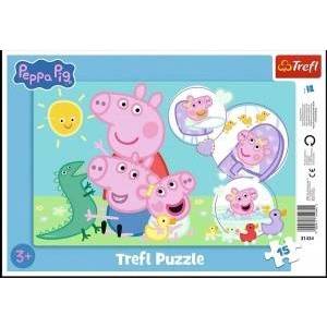 Trefl Puzzle 15el trefl peppa najmilsza swinka pud20