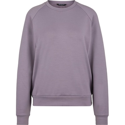 Heber Peak Дамски вълнен пуловер Heber Peak Women's MerinoBlend SaplingHe. II Crew Jumper - Plum Grey - размер XL (105-6171-0315)