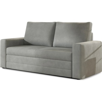 Eltap Светлосив кадифен разтегателен диван с място за съхранение 151 cm Wave - ELTAP (Wv_08)