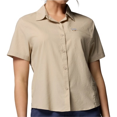 Columbia Дамска риза с копчета Columbia Women's Silver Ridge Utility II S/S Shirt - Ancient Fossil (133-1386-0112)