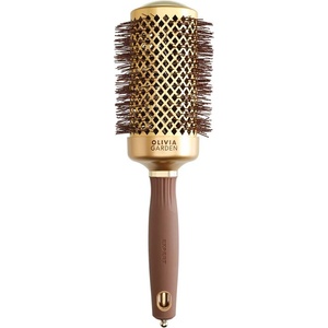 Olivia Garden Expert Blowout Shine Round Brush Gold & Brown 55 mm