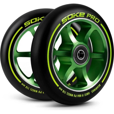 Soke PRO 110 mm zelené 2 ks