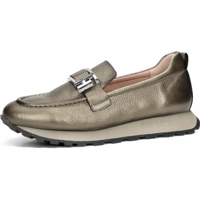 Hispanitas dámské kožené mokasíny metalické