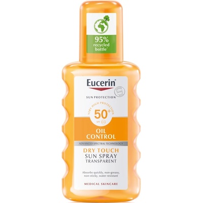 Eucerin Sun Прозрачен слънцезащитен спрей, SPF50, 200 ml