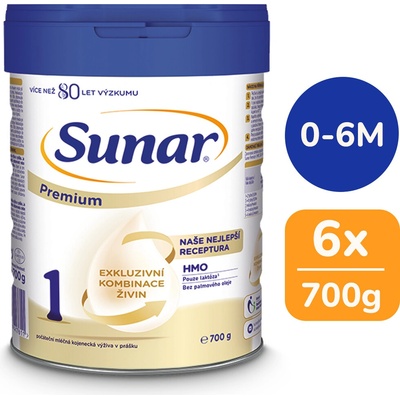 Sunar Premium 1,6 x 700 g