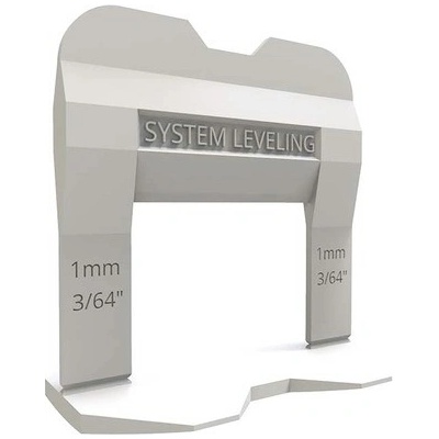 System Leveling D,O,O, System Leveling - spony 1mm (2000 ks)