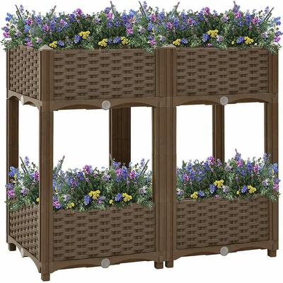 Nabytek XL Vyvýšený záhon 80 x 40 x 71 cm polypropylen