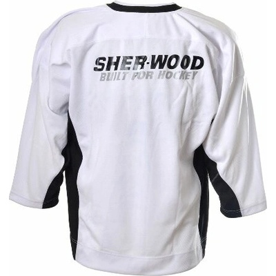 Hokejový dres Sherwood Pro Sr bielo/čierna