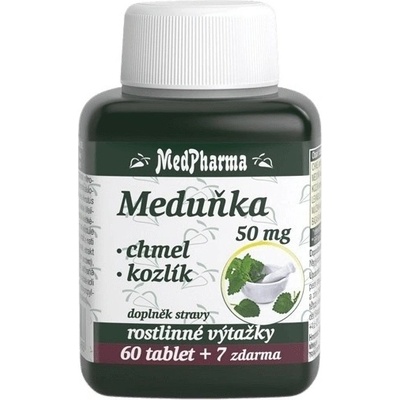Medovka 50 mg + Chmeľ + Valeriána 67 tabliet