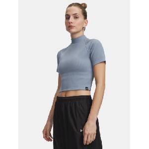 Under Armour Дамска тениска Under Armour UA RIVAL RIB MOCK SS TEE Under Armour | Sin | ЖЕНИ | XS