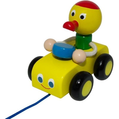 Miva tahací kačenka auto žluté