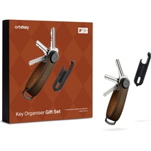Klíčenka Kožená OrbitKey 2.0 Crazy Horse Oak Brown