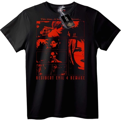 NOONEBRAND Тениска Resident Evil 4 Ремейк - XL, Black