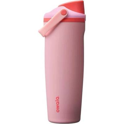 Owala FreeSip Sway z nerezové oceli s motivem Angel Food Cake 890 ml růžová