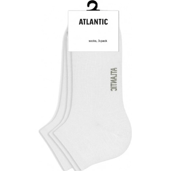 Spox Sox pánské kotníkové ponožky Atlantic 3 pack bílé
