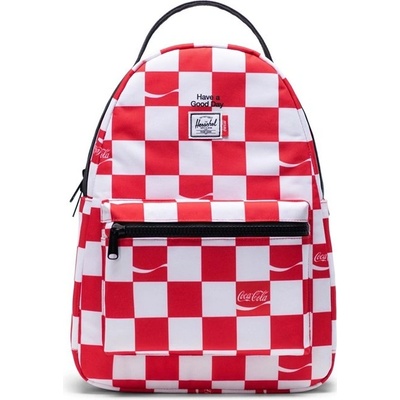 Herschel Coca ColaNova Mid-Volume Red/White Checkerboard 18 l