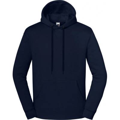 Fruit of the Loom ICONIC PREMIUM СУИТШЪРТ С КАЧУЛКА / Суитшърт с качулка от плътен памук - тъмносин (162284a3605)