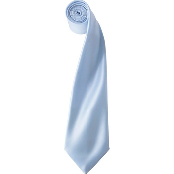 Premier Workwear Saténová kravata světle modrá
