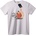 NOONEBRAND Тениска Щастлив пренос на Валкирия - 2XL, White