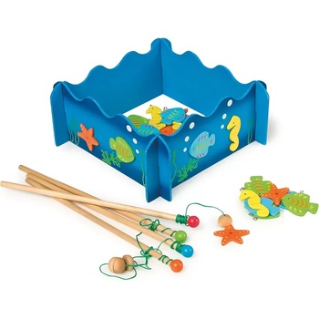 Image 1 of Legler Детска дървена игра Млад рибар, 24 части на Small Foot