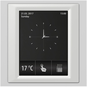 ELKO EP RF Touch-W Сензорно устройство за управление Алуминий Лед-металик Тъмно сив (RFTW-AAL-BIC-CDG)