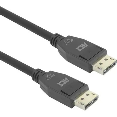 ACT Кабел Display port 2.1 мъжко-мъжко, 8К@60Hz, 4k@240Hz, 3м, черен (EWENT-ACT-CAB-AK4083)