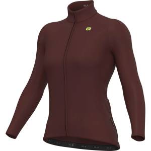 Alé Фланелка с дълъг ръкав за колоездене Alé Women's R-EV1 Warm Race 2.0 L/S Jersey Cycling jersey - Burgundy (156-2688-0513)