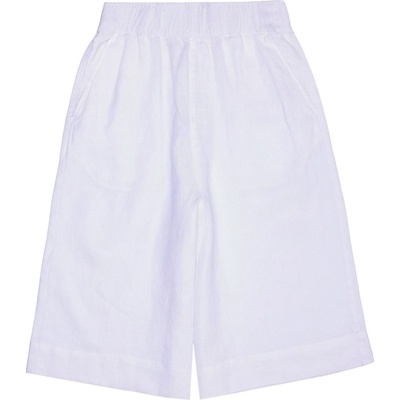 KnowledgeCotton Apparel Дамски къси панталони KnowledgeCotton Apparel Women's Eve Culotte High-Rise Wide Shorts - Bright White - размер XXL (112-3722-0115)