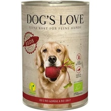 Dog's Love B.A.R.F. 100% BIO Vegan Reds 400 g