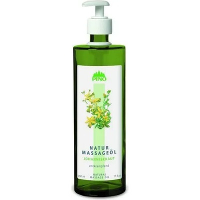 PINO Натурално масажно масло - жълт кантарион, 500 мл