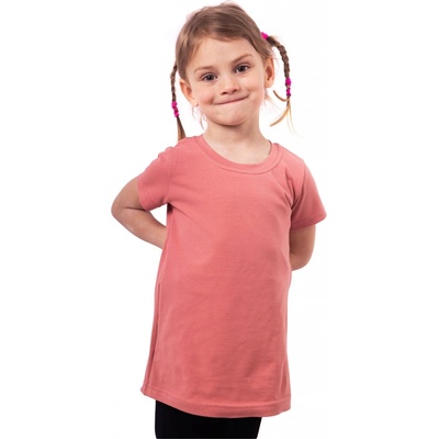 JOŽÁNEK Dívčí tričko krátký rukáv starorůžové – Hledejceny.cz