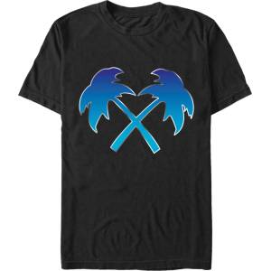 ZOOT. Fan Черна тениска Trainer Spotter Fade Cross Palms ZOOT. Fan | Cheren | МЪЖЕ | L