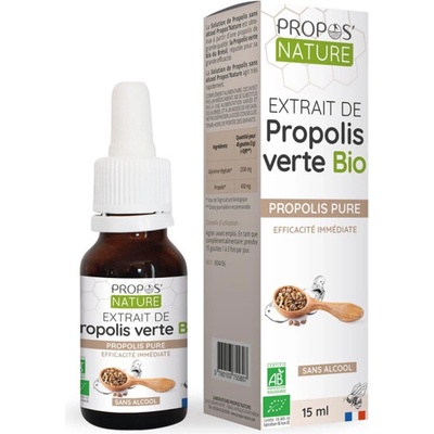 Propos Nature Имунитет - Екстракт от зелен прополис, 15 ml капки (без алкохол) (755807 (SOLUTSAALIM1) PN)