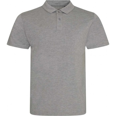 Pánská polokošile s krátkým rukávem tri-BLEND žíhaná šedá