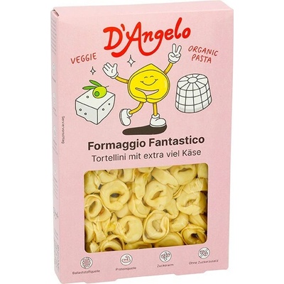 D`Angelo tortellini se sýrem bio 250 g