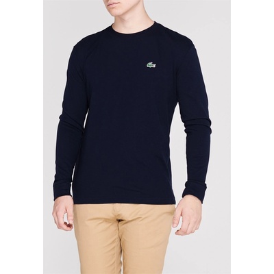 Lacoste Тениска Lacoste Basic Logo Long Sleeve T Shirt - Navy 166