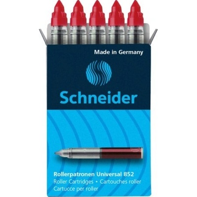 Schneider Náplň pro rolleryCartridge 852 0,6 mm / 5 ks - červená
