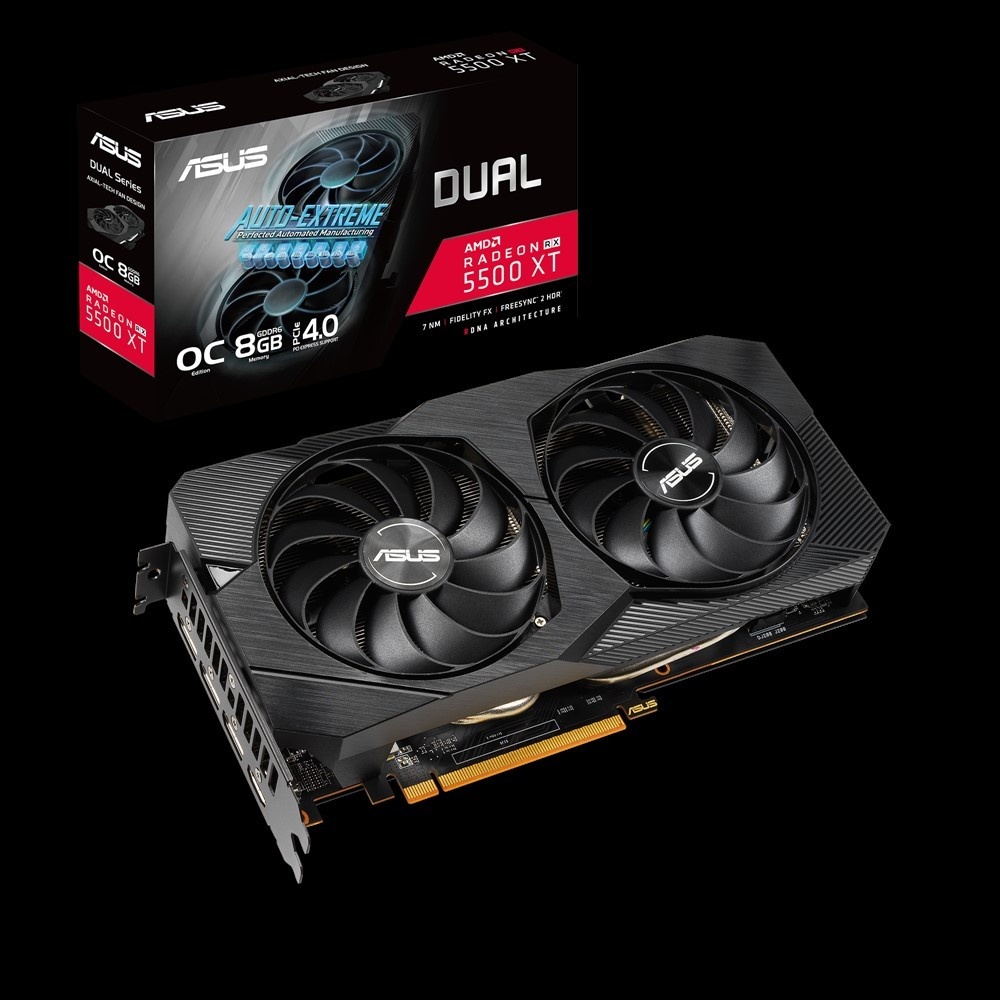 Asus DUAL-RX5500XT-O8G-EVO 90YV0DV1-M0NA00 od 3 850 Kč - Heureka.cz