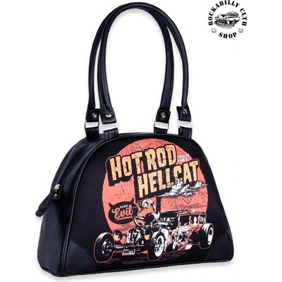 Dámská taška kabelka retro rockabilly pin-up Hotrod Hellcat In God We Trust