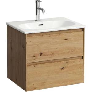 Laufen Lani for Lua - Шкафче с умивалник, 51x57x44 см, 2 чекмеджета, дъб H8600832671041 (H8600832671041)