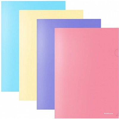 Obal A4 L barevný ErichKrause Glossy Pastel