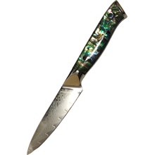 UG Grill Nůž Paring 9/20 cm Damašková ocel 67/přírodní perleť Abalone