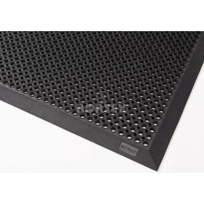 Elitmat Oct-O-Flex s nábehovými hranami čierna 90 x 150 cm