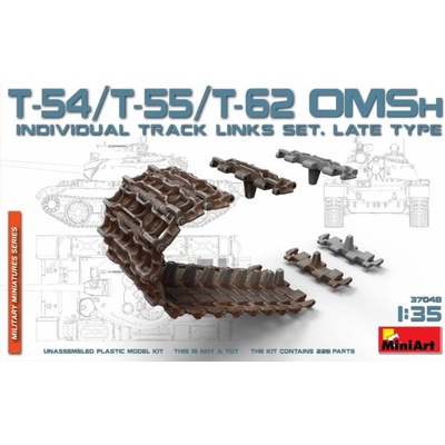 MiniArt T-54/55/62 OMSh Individual Tracks Links Set Late Version 1:35